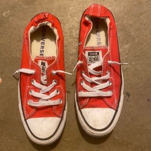 Red Converse size 8